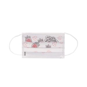 Маска за еднократна употреба EP, трислойна, с детски мотиви, 12 броя