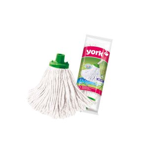 Парцал за под York, памучен, въже, 140 g, без дръжка, с конусовидна резба