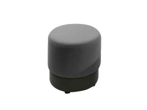 Табуретка RFG Zara, кръгла, дамаска, 450 х 450 х 450 mm, сива