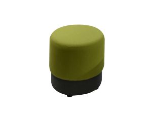 Табуретка RFG Zara, кръгла, дамаска, 450 х 450 х 450 mm, зелена