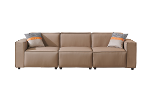 Табуретка RFG Kiano, квадратна, екокожа, 750 х 880 х 420 mm, кафява