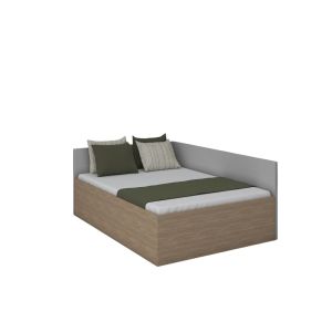 Табла RFG, странична, за двойно легло, 2072 х 36 х 800 mm, ЛПДЧ, сива