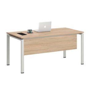 Бюро RFG Monaco, 1600 х 800 х 750 mm, ПДЧ 25 mm, плот бряст, бели метални крака