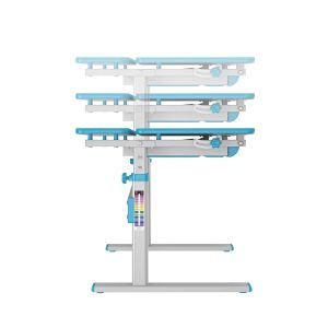 Бюро RFG Ergo Kids, с регулируема височина, детско, 800 х 660 х 540-760 mm, ПДЧ, синьо