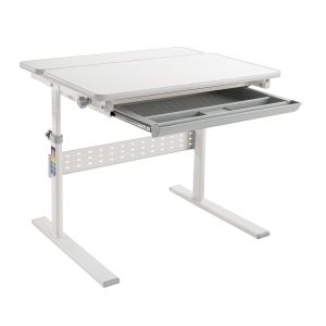 Бюро RFG Ergo Kids, с регулируема височина, детско, 800 х 660 х 540-760 mm, ПДЧ, сиво