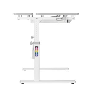 Бюро RFG Ergo Kids, с регулируема височина, детско, 800 х 660 х 540-760 mm, ПДЧ, сиво