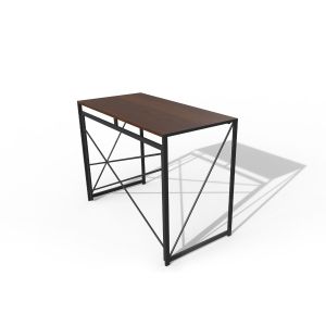 Бюро RFG Soho, над VIII клас, MDF, 1000 х 500 х 750 mm, плот тъмен орех, черен метал