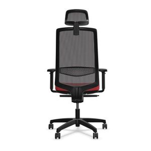 Ергономичен стол Rim Victory VI 1401, ST2 механизъм, до 120 kg, червен