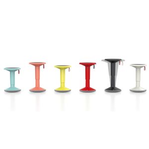 Табуретка Interstuhl Up 100U, кръгла, корал