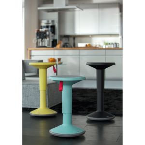 Табуретка Interstuhl Up 100U, кръгла, корал