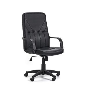 Директорски стол Mega, екокожа, Tilt механизъм, до 120 kg, черен