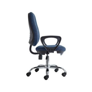 Ергономичен стол RFG Presto Chrome, текстил, до 120 kg, син