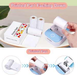 Phomemo Етикети за термопринтер Q12-RMS10, на ролка, широчина 50 mm, дължина 3.5 m, 3 броя