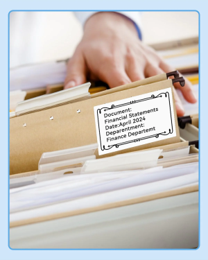 Phomemo Етикети за термопринтер XP4060, на ролка, бели, 4 х 6 cm, 130 етикета