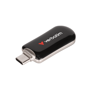 Verbatim USB флаш памет Plectra, 128 GB, USB Type-C 3.2, черна