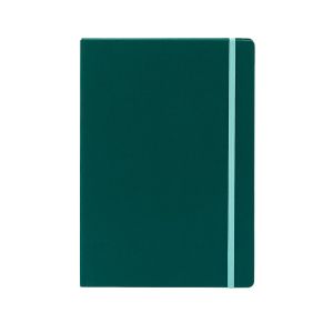 Fabriano Тетрадка Ispira, A5, широки редове, шита, твърда корица, 96 листа, зелена