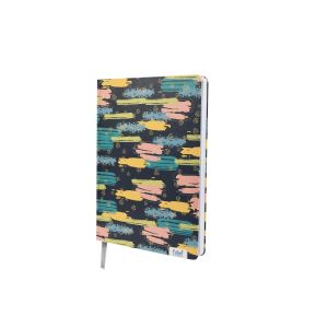 Colori Тетрадка, A5, широки редове, офсетова хартия, шита, твърда корица, 100 листа