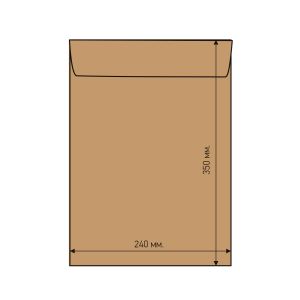 Airpoc Плик с въздушни мехурчета F/16, 350 x 240 mm, със самозалепваща лента, кафяв