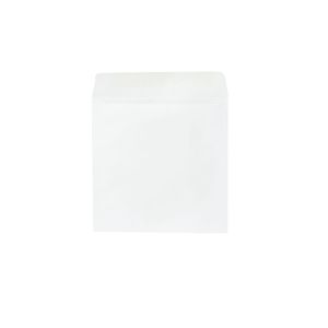 Top Office Плик за CD/DVD, 125 x 125 mm, хартиен, с прозорец, със самозалепваща лента, бял, 100 броя