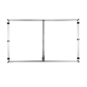 Office 1 Система бяла дъска Wings, магнитна, с 2 крила, за дисплей 75''