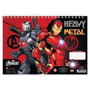 Скицник със спирала А4, 30л, Avengers