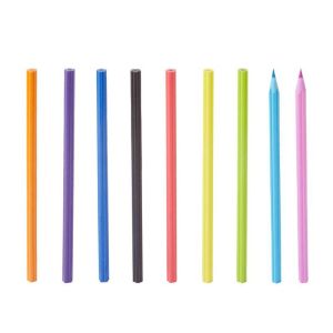 Цветни моливи Trendhaus Good Feelings,9 цвята с острилка