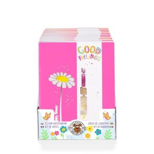 Комплект бележници Trendhaus Good Feelings, 3х32л