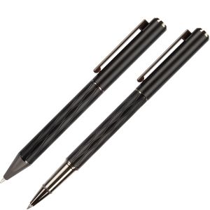 Комплект Wellington Infinity, химикалка и ролер, черен