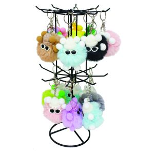 Ключодържател с помпон, асорти