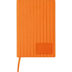 Бележник А5, PU корица, 96 страници, ОРАНЖЕВ