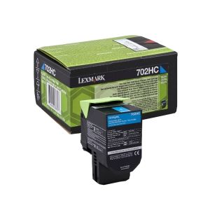 Оригинална тонер касета Lexmark 70C2HC0, CS310/410DN, 3000 страници/5%, Cyan