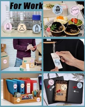 Phomemo Етикети за термопринтер XP-M18-CA, на ролка, асорти, 5 х 5 cm, 140 етикета, 3 ролки