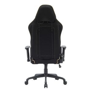 Геймърски стол RFG Move Legend, Butterfly механизъм, полипропиленова основа, до 150 kg, черно-златист