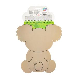 Moxy Книжка за оцветяване, с форма на коала, с 6 молива