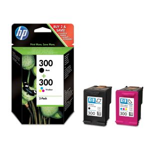 Оригинална глава HP COMBO PACK CN637EE, No300, 165 страници/5%, Black + Color