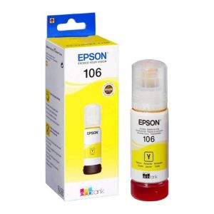 Оригинално мастило за принтер Epson 106 EcoTank, 5000 страници/5%, Yellow