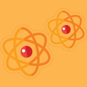 STEM Стикер, Природни науки - Физика, комплект G4, 50 cm, стикер 1