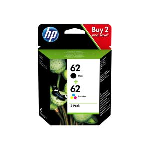 Оригинален патрон HP N9J71AE, No62, 200 страници/5%, Black + Color