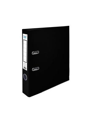 Colori Класьор, 5 cm, PP, с метален кант, несглобен, черен, 50 броя
