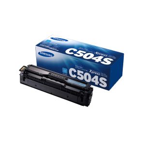 Оригинална тонер касета HP Samsung, SU025A, CLT-C504S, 1800 страници/5%, Cyan