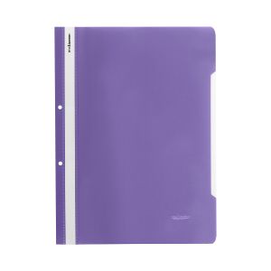 Office 1 Папка, PP, с перфорация, лилава, 50 броя