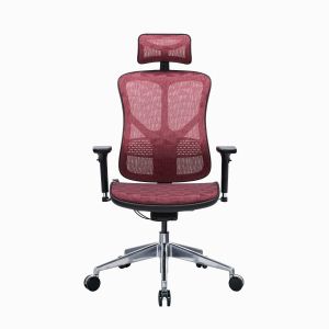 Ергономичен стол RFG TECH@STYLE, Multi-function механизъм, до 250 kg, червен