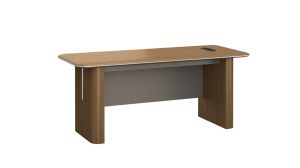 Заседателна маса RFG Parma, 2000 х 1000 х 750 mm, ПДЧ 50 mm, орех и перлен графит