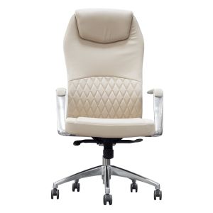 Директорски стол RFG CRONO HB, екокожа, до 150 kg, бежов