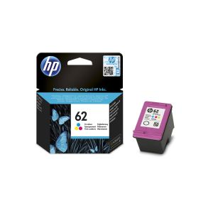 Оригинален патрон HP C2P06AE, No62, 165 страници/5%, Color