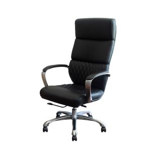 Директорски стол RFG GRANDE HB, екокожа, до 150 kg, черен