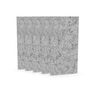 Акустично пано Narbutas Pet, правоъгълник, 200 х 400 х 9 mm, PET филц, 5 броя, светлосиво