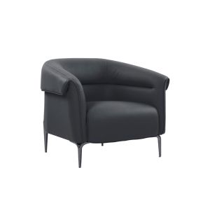 Фотьойл RFG Megan, екокожа, метална основа, черен