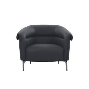 Фотьойл RFG Megan, екокожа, метална основа, черен