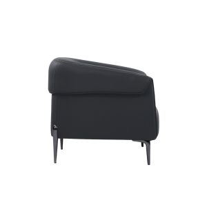 Фотьойл RFG Megan, екокожа, метална основа, черен